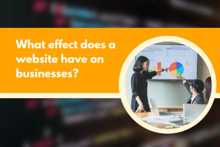 What effect does a website have on businesses